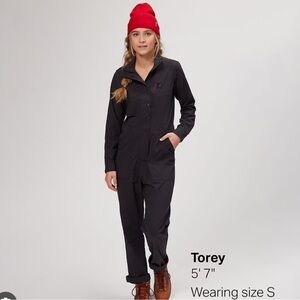 Topo designs Coveralls women’s black XS jumpsuit